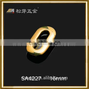 Custom Plated Metal Oval Eyelet, Factory Price Shoe Hardware Oval Eyelet, Zinc Alloy Leather Handbags Eyelet thumbnail-3