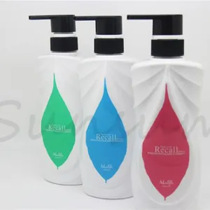 Guangzhou Manufacturer Cosmetic Shampoo Pump Silk Screen Printing Shampoo Bottle thumbnail-5