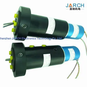 4 Passages 78mm 30RPM Electrical Ethernet Hybrid Slip Rings thumbnail-2