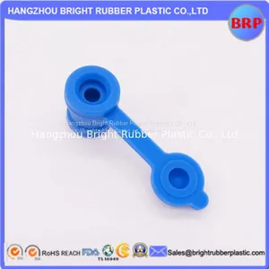 High Quality Foodgrade Custom Blue 50 Shore A Silicone Parts thumbnail-1