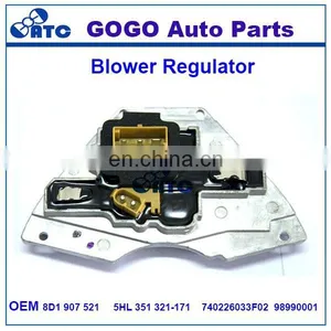 Blower Motor Regulator For Audi A4 Quattro S4 1996-2005 Skoda Superb OEM 8D1907521 5HL351321171 740226033F02 98990001 thumbnail-4