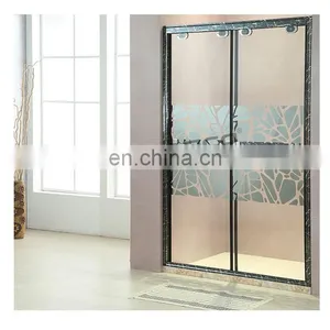 Modern Design Shower Cabin Toughened Sliding Glass Shower Door thumbnail-1