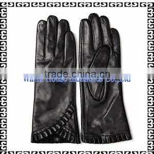 2016 New Fashion Ladies Sheepskin Touchscreen Ladies Leather Gloves for Winter Gloves thumbnail-1