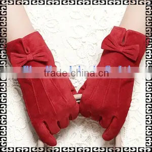 2015 Suede Short Leather Glove Made in China thumbnail-1