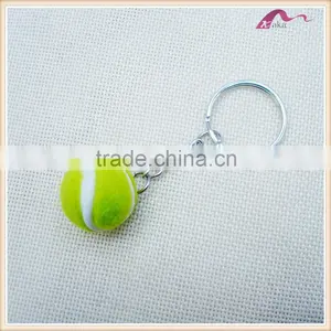 Personalized Fluffy Felt Tennis Ball Keychain Quality Choice thumbnail-1