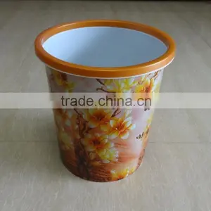 11L Plastic Garbage Bin With Artwork thumbnail-1