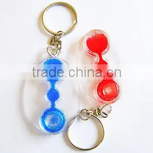 Acrylic Keychain With Sand Timer For Promotion Gifts thumbnail-4