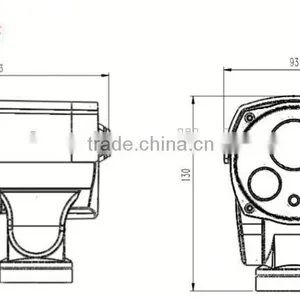 IP66 Waterproof Bullet Ptz ip Camera Camera, Adjust for Pan/Tilt/Zoom,cctv ip Camera thumbnail-4