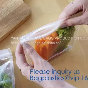 Soup Bag, Liquid Vinyl k Clothes Bag/poly Zip Lock Bags /zipper Bag Plastic, Eco Friendly Ldpe Zip Lock Garment Bag thumbnail-2