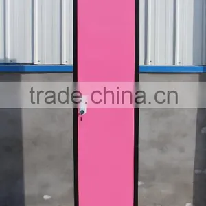 (DL-SL1 ) China Supplier Colorful KD Staff Clothing Single Door Metal Steel Locker /pink Steel Storage Cabinet Clothing Lockers thumbnail-3