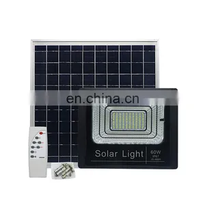 Remote Control Solar Garden Projector Lamp 40W 60W 200W 100W Solar LED Flood Light thumbnail-4