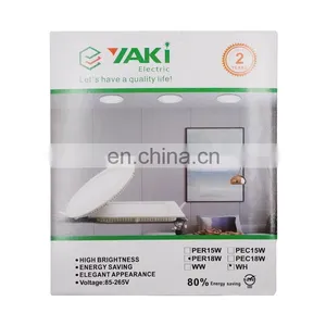 Stock Item AC Power 220v Round LED Panel Lights Recessed thumbnail-3