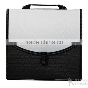 Leather Plastic Office Stationery Button Briefcase With Secret Compartment thumbnail-1