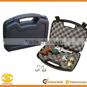 Single Handgun Case for up to 6-Inch Revolver (Black),Plastic Pistol Gun Case thumbnail-1