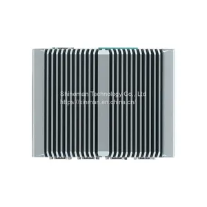 Silver Aluminum Alloy Fanless Industrial Mini PC Intel Pentium 5405U 4x Gbe Ethernet/GPIO/6*COM WIN10/11/Linux Computer thumbnail-3