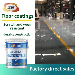 Water Based Epoxy Flooring Construction, Laying of Green Anti Slip and Wear-resistant Flooring Paint for Underground Parking Lots thumbnail-3