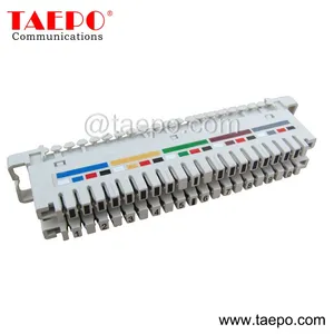 Sample Free 10 Pairs LSA Telephone Connection Module With Color Label From China Factory TAEPO thumbnail-1