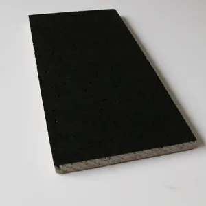 Acoustic Ceiling Panels Telhas De Teto Suspended Black Color Mineral Fiber Ceiling Board Drop Ceiling Tiles 2 X 4 thumbnail-2