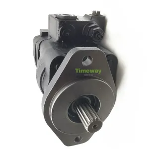 Hydraulic Pump AT331223 Double Gear Pump for Repair John Deere 310SK 315SK 325J 325K 325SK 310SJ 310G 315SJ Backhoe Loader thumbnail-4