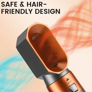 Five in One Hot Air Comb Electric Curling Iron/dry Wet Dual-purpose Automatic Hair Straightening Comb/hair Dryer（Wechat:13510231336） thumbnail-5