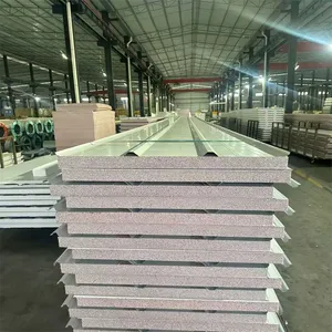PIR Fireproof Polyurethane Sandwich Panel For Prefabricated Villa thumbnail-4