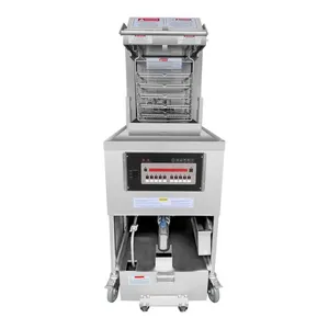 QD-55HE Professional 55L Electric Pressure Fryer 8 Head Capacity Commercial Chicken Frying System for Catering Hall thumbnail-3