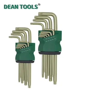 Non-Sparking Flower Type Allen Key Wrench Set, Torx Allen Key Set, Hex Key Bolt Allen Key Wrench Set, Hexagon Socket Wrench Set Tool thumbnail-3