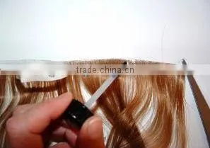 Wholesale Top Quality 20inch 100 % Brazilian Virgin Hair Tape Hair Extensions,skin pu Weft thumbnail-1