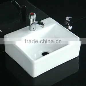 Bathroom Ceramic Countertop Wash Basin thumbnail-5