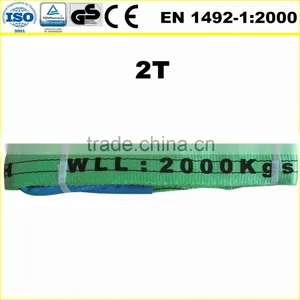 2T Double Flat Polyester Lift Sling thumbnail-1