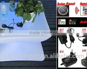 PE Plastic Bar Table With LED Light and Remote T003 thumbnail-5