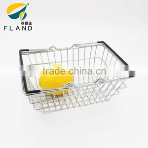 Mini Basket for Children Snall Shopping Metal Wire Basket thumbnail-1