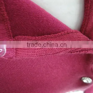 Beaded Long Sleeve Knitted Lady Sweater Cardigan thumbnail-4