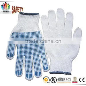 FTSAFETY PVC Dotted 100% Cotton/polyester Knit Working Gloves thumbnail-1
