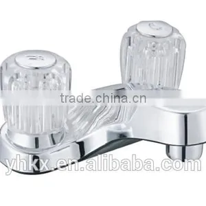 4" Chrome Plastic Bathroom ABS Faucet thumbnail-5