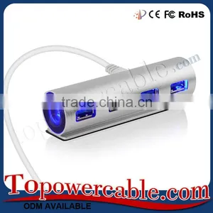 Best Seller Customized Aluminum Usb 3.0 4 Port Hub For Smart Phones thumbnail-2