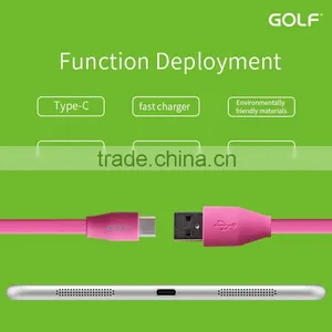 Golf 1M Type-C USB Sync Cable For Xiaomi 4C 2.1A Fast Charging Double Sided Type-C USB Data Sync Cable For Letv Macbook TB-0421 thumbnail-2
