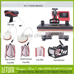 8 in 1 Combo Heat Press Sublimation Machine thumbnail-1