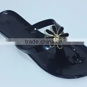 PVC Jelly Good Quality T Strap Slipper 2015 thumbnail-4