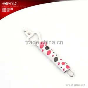New Design Colorful Handle Stainless Steel Hand Held Flat Bottle Opener thumbnail-1