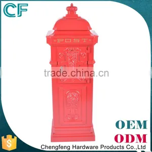 The Most Popular Style In Europe Die Casting Aluminiun Residential Victorian Uk Mailbox From China thumbnail-5