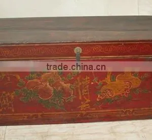 Antique Chinese Beautiful Painting Cabinet thumbnail-1