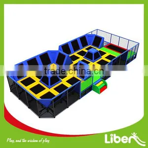 China Professional Manufacturer Trampoline With Foam Pit and Dodge Ball, Gymnastic Trampoline Cloth for Sal (5.LE.T8.409.132.00) thumbnail-4