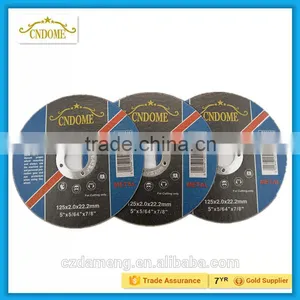 125X2.0X22mm Flat Cutting Wheel for Stainless Steel and Metal Made in China thumbnail-5