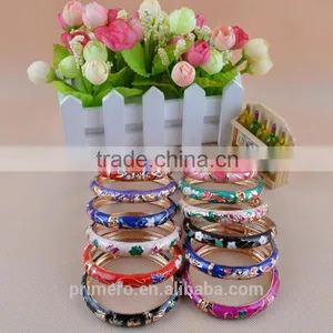Wholesale Flower Enamel Assorted Colored Cloisonne Bracelet &Bangle thumbnail-2