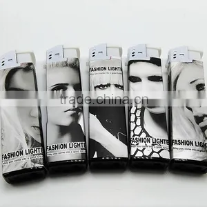 Wrapper Lighters Customzied Refillable Plastic Gas Lighter thumbnail-2