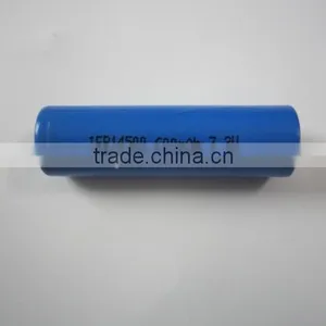 AA Rechargeable 14500 800mAh Li Ion Battery 3.7 Volt thumbnail-3