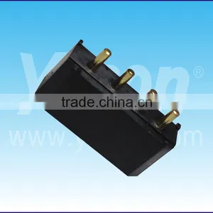 4 Pin Straight Single Row Black Wafer Connector thumbnail-1