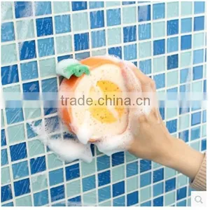 J195 4types Fruit Sponge Cleaning Cloth Sponge Scouring Pad thumbnail-2