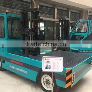 FBS30 Cheap Price 3ton Electric Side Loader GOODSENSE Forklift Truck for Sale Chinese and Japanese Battery Available thumbnail-5